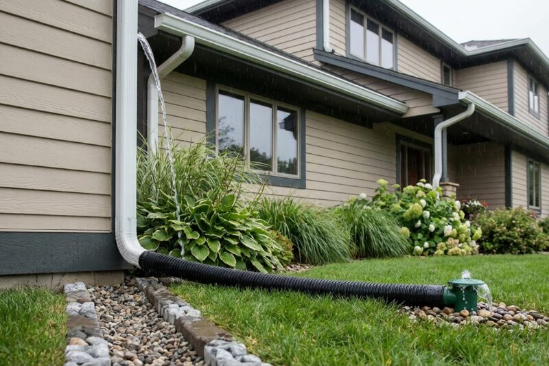 How to Fix Gutter Drainage Problems: A Complete Guide to Downspouts, French Drains, and Pop-Up Emitters