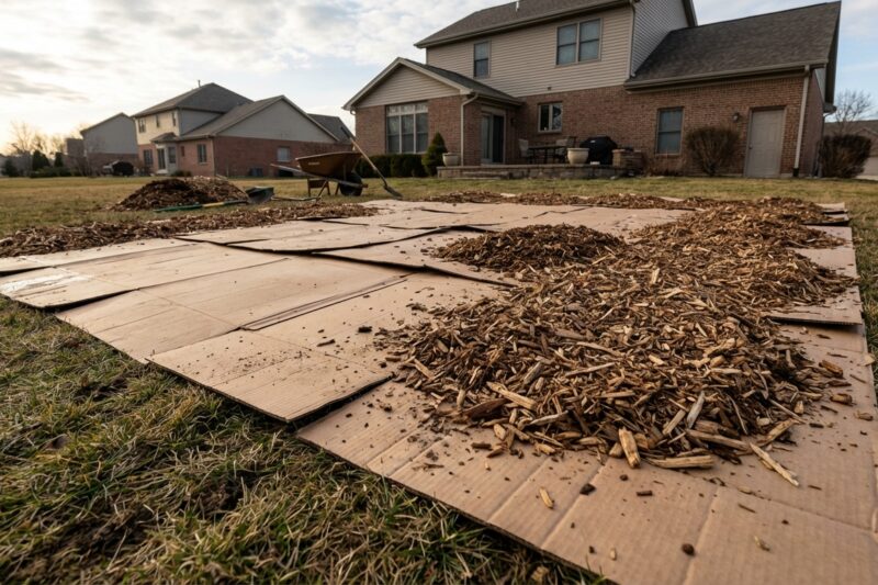 How to Kill Weeds and Start Fresh: The Cardboard Method for Lawn Renovation